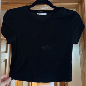 Zara Cropped Baby Tee